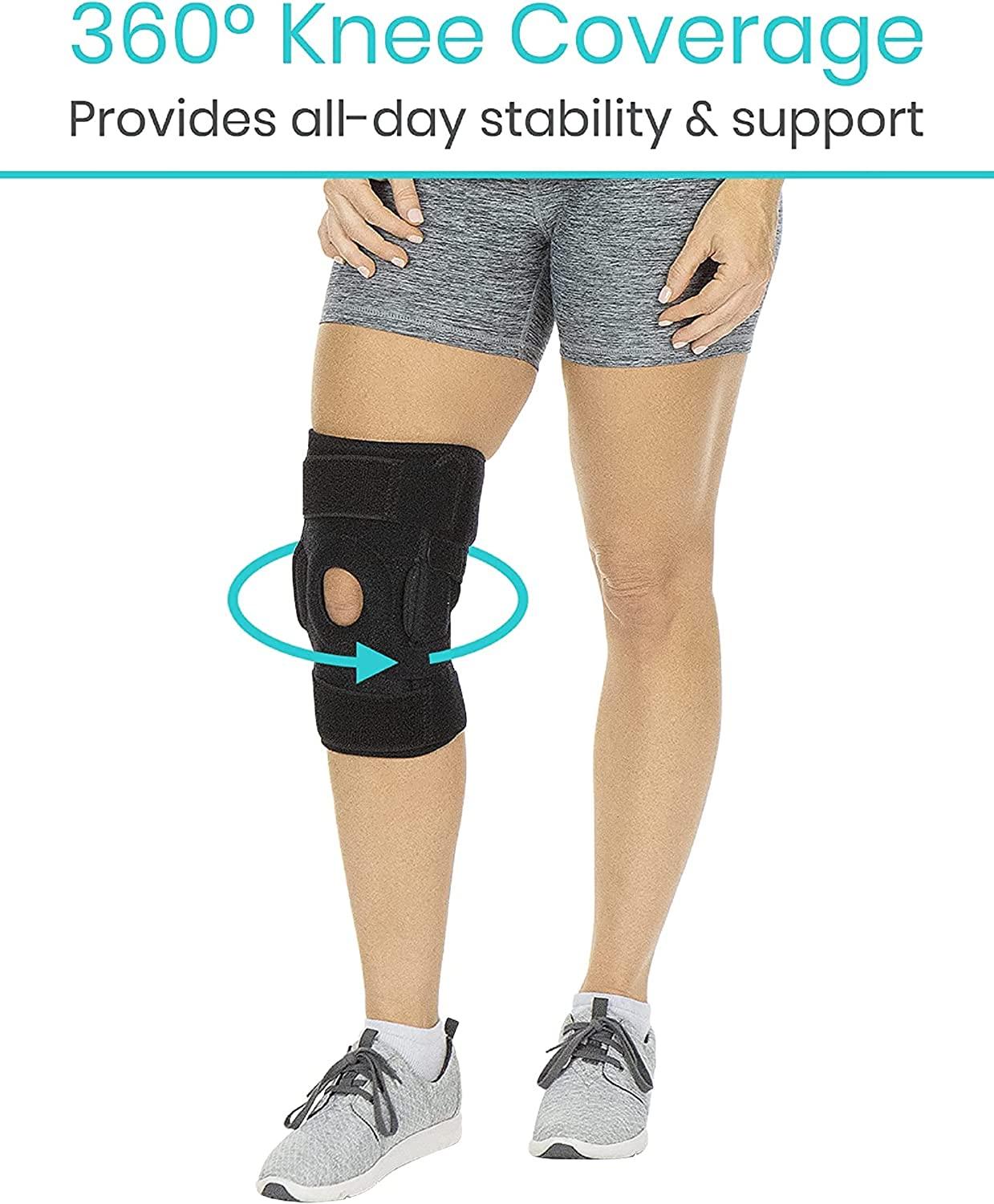 adjustable knee cap support brace for knee