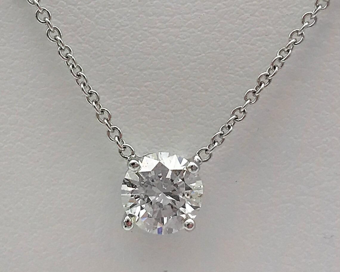 weight loss stone silver necklace