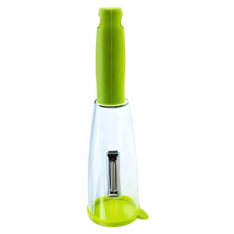 peeler-multifunction kitchen vegetable ,fruit no mess peeler with storage container