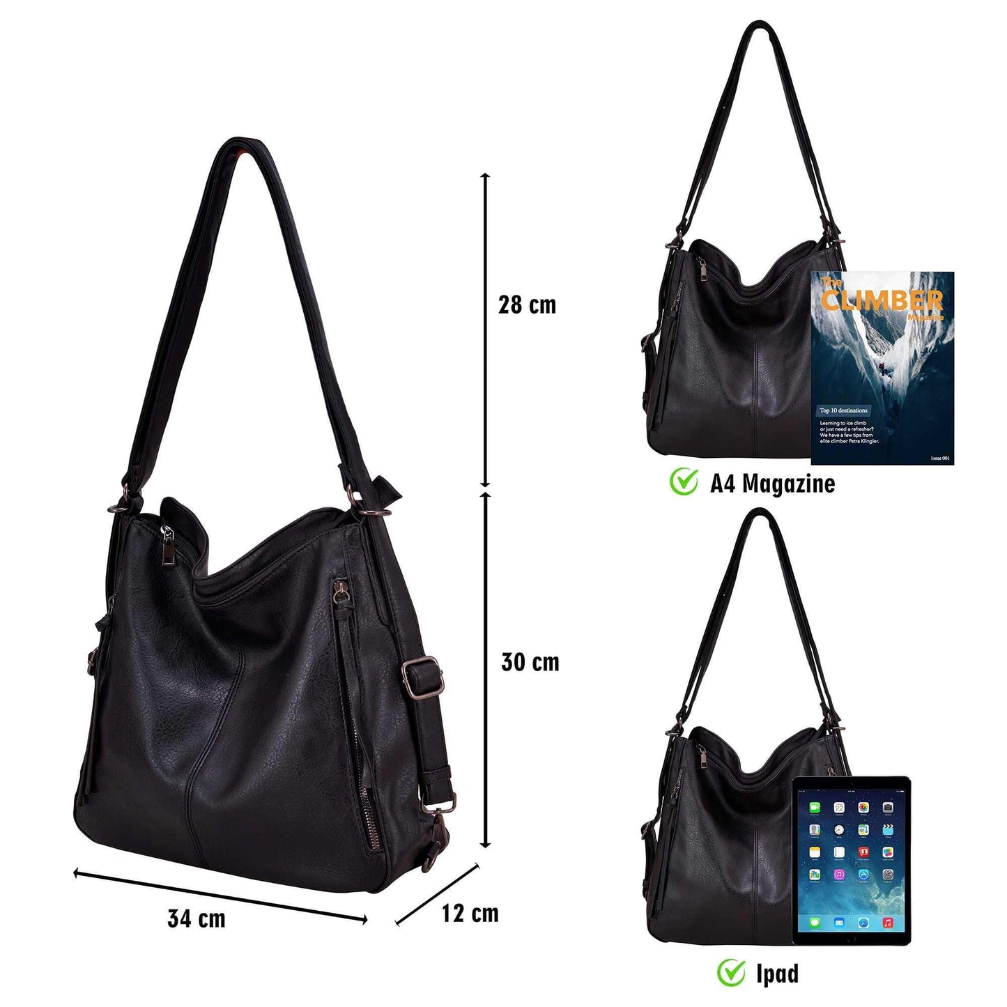3-pcs handbags set for women