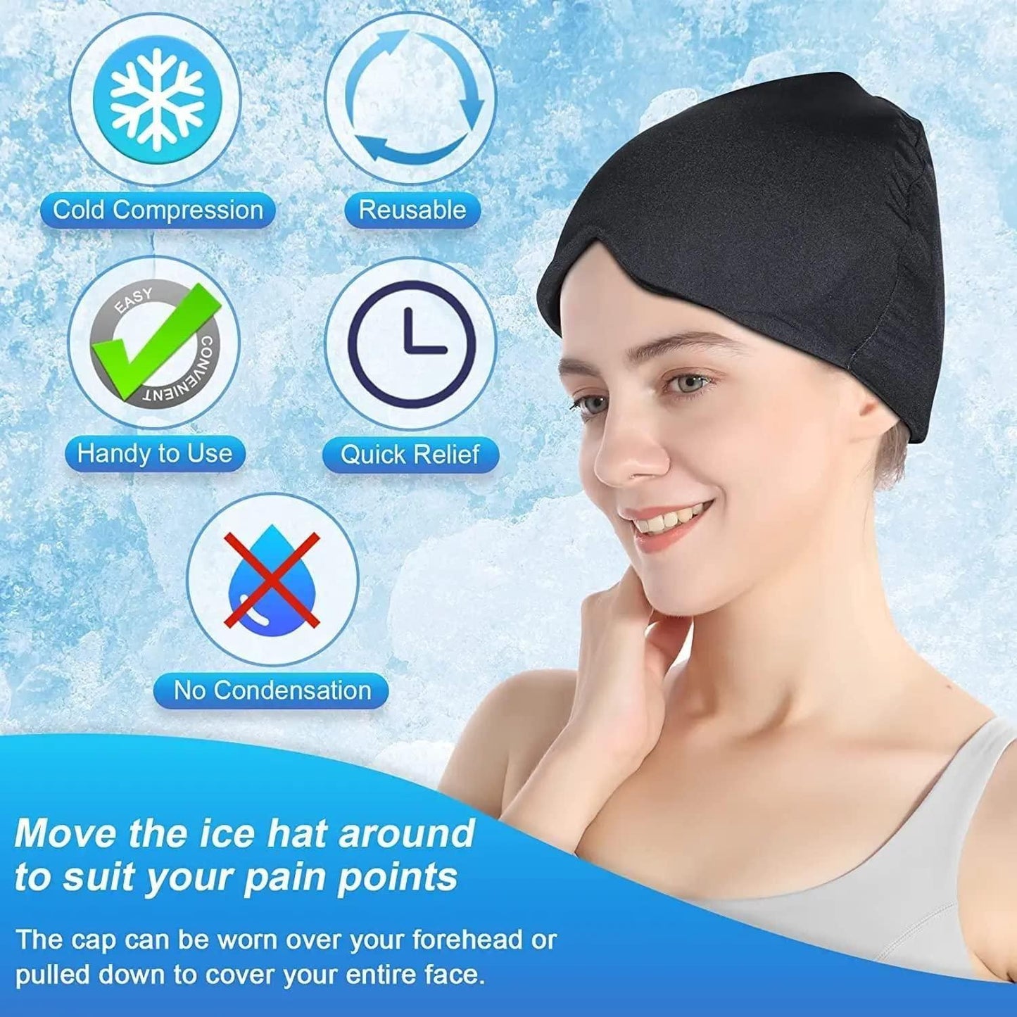 magic secret migraine and headache relief cap
