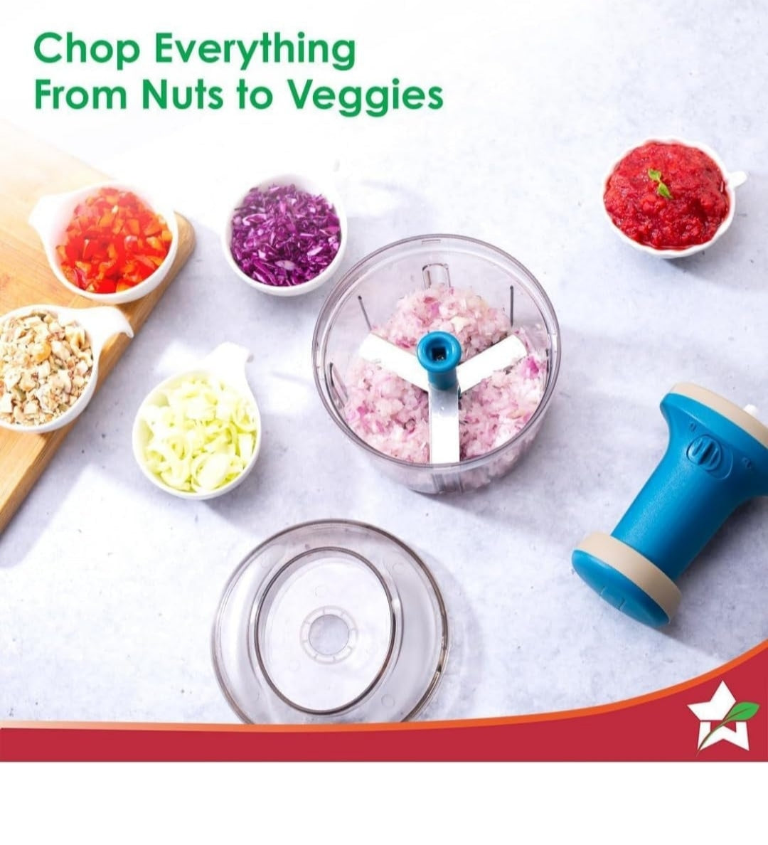 manual fruit and vegetable chopper