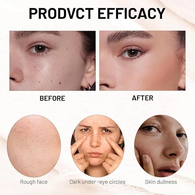 korean 2 in 1 glass skin foundation stick
