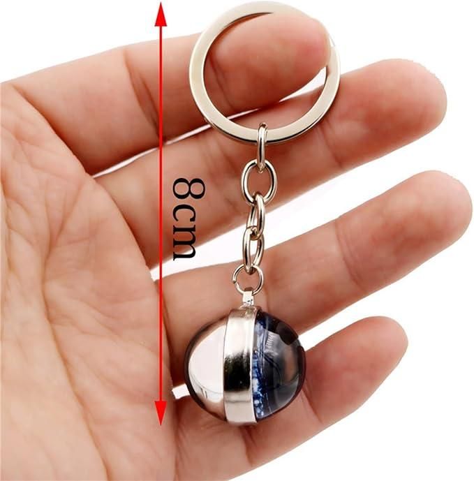 zodiac gemstone keychain