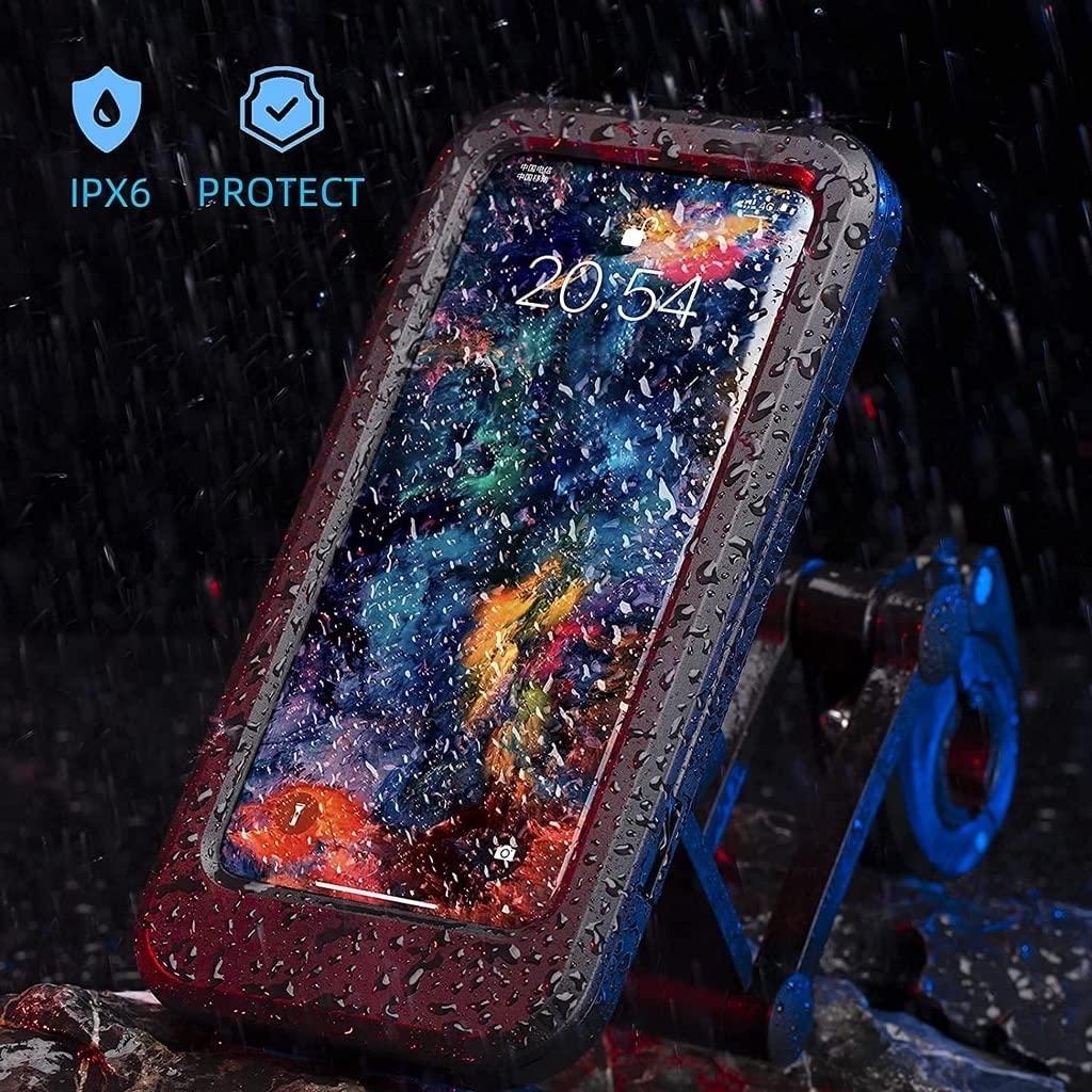 universal 360 rotation bike waterproof cell phone holder.