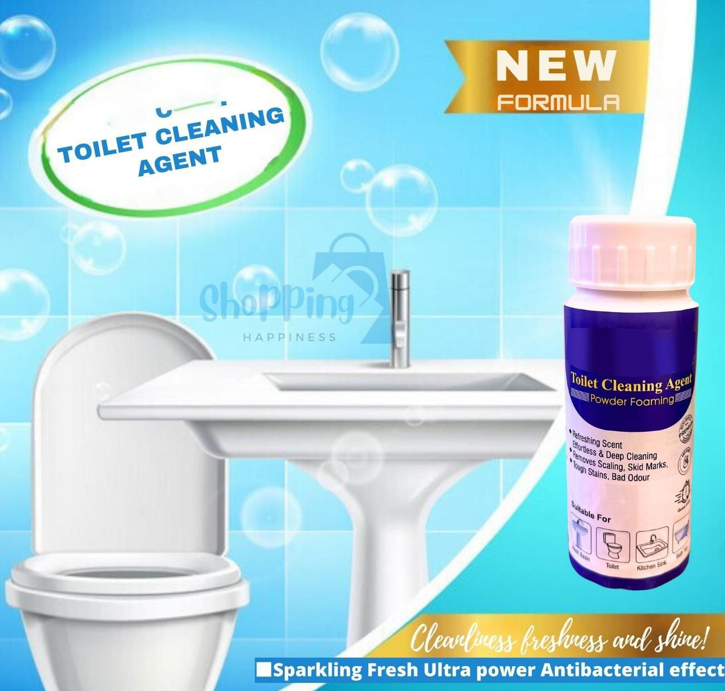 toilet cleaning agent 100 gm (pack of 2)