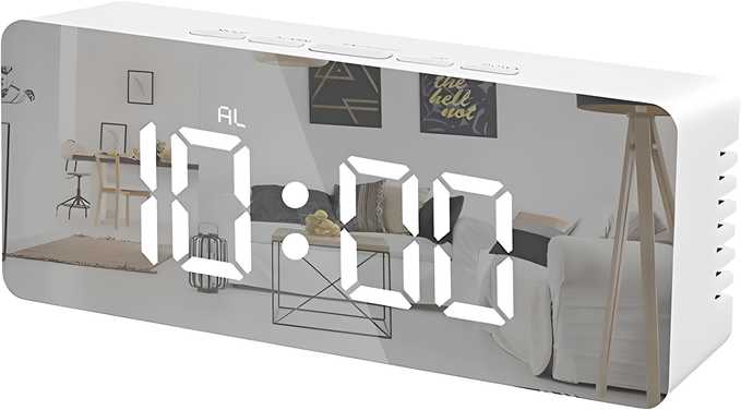 Digital Alarm Clock, LED Display
