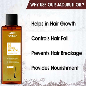 Aen Queen 18 Herbs Hair Oil 200ML (Pack of 1)