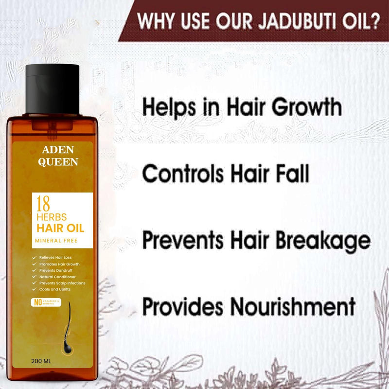 Aen Queen 18 Herbs Hair Oil 200ML (Pack of 1)