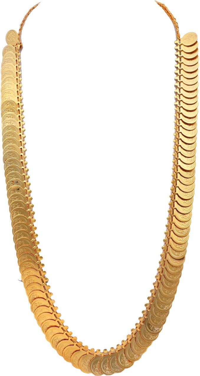 pretty gold plated necklace