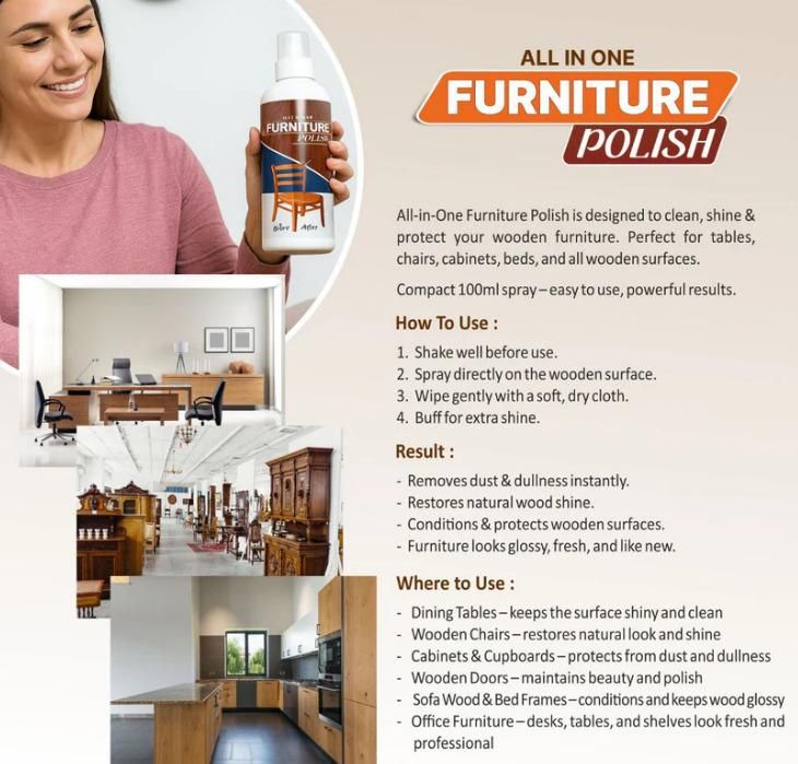 all in one furniture polish 200 ml pack of 3