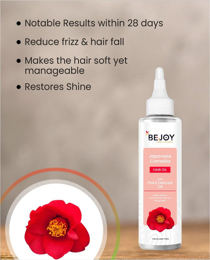 Bejoy Japanese Camellia Hair Oil–120 ml (Pack of 2)