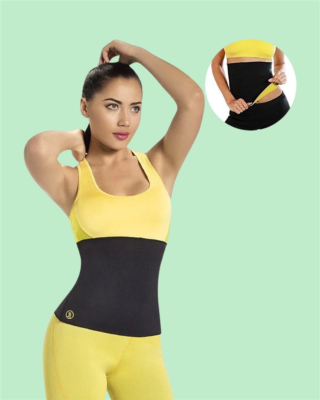 sweat belt - hot body shaper belly fat burner for men & women
