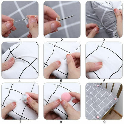 Mushroom Shape Quilt Bedsheet Fixing Clips