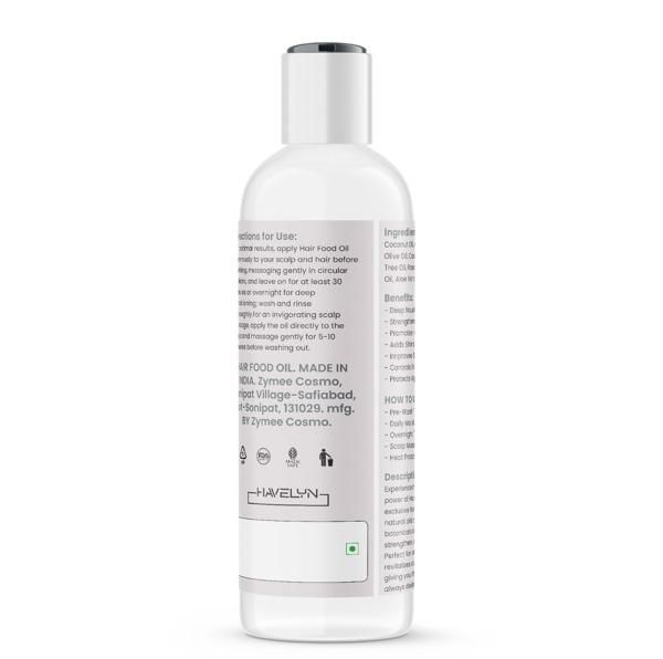 havelyn hair food oil for hair nourishing moisture 100ml(pack of 1)