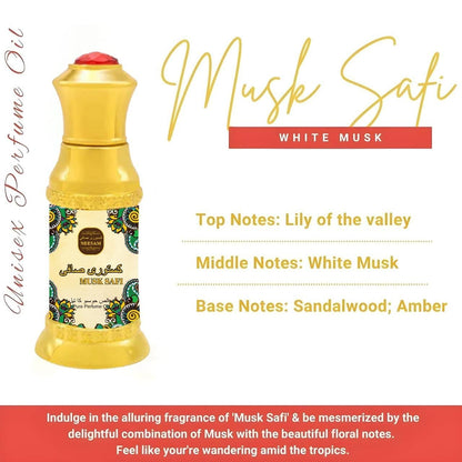 Musk Safi Purfum A Symphony of Rich Aromas 10ML (Pack of 2)