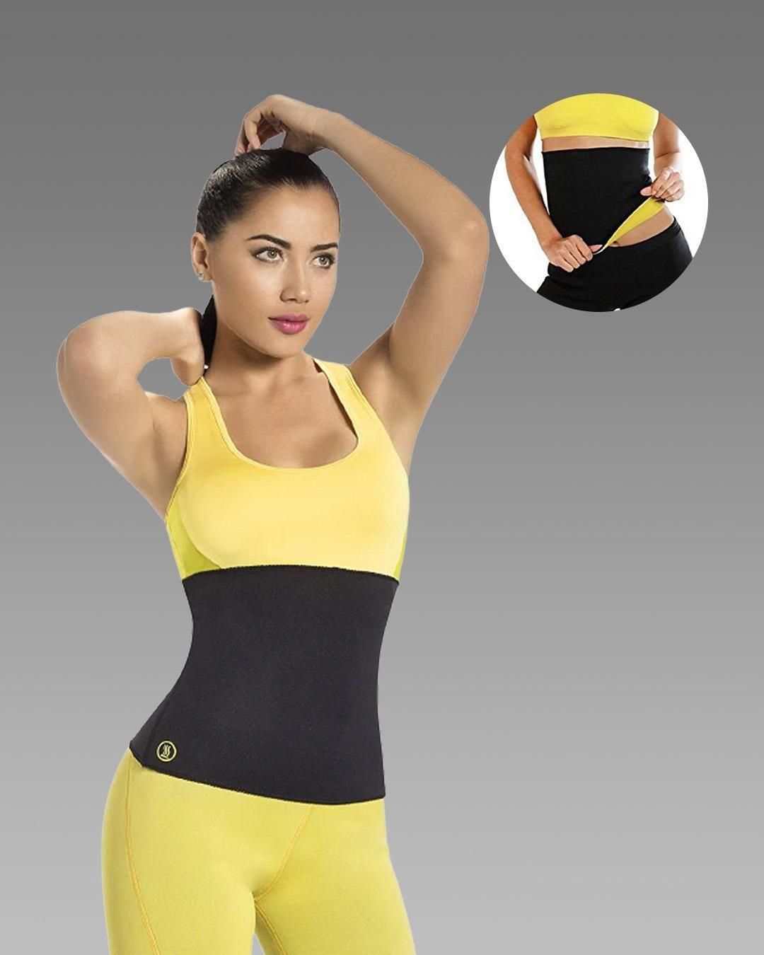 sweat belt - hot body shaper belly fat burner for men & women