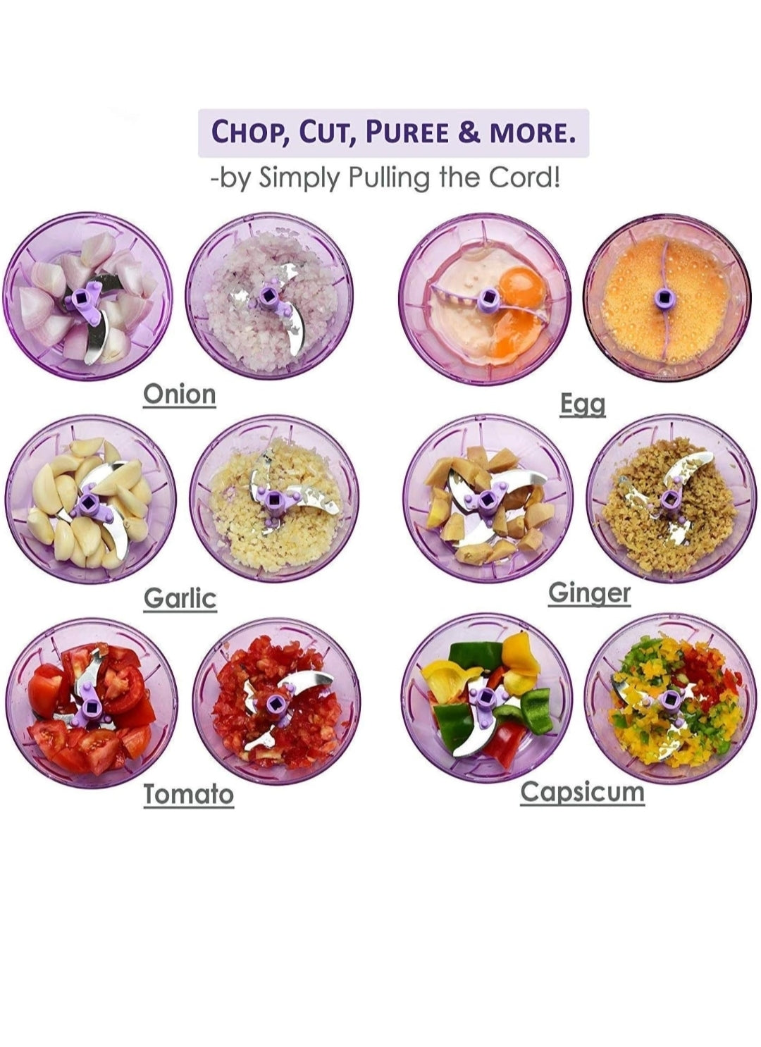 manual fruit and vegetable chopper